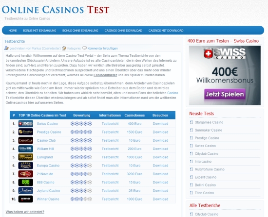 online casino rezension - Was tun bei Ablehnung
